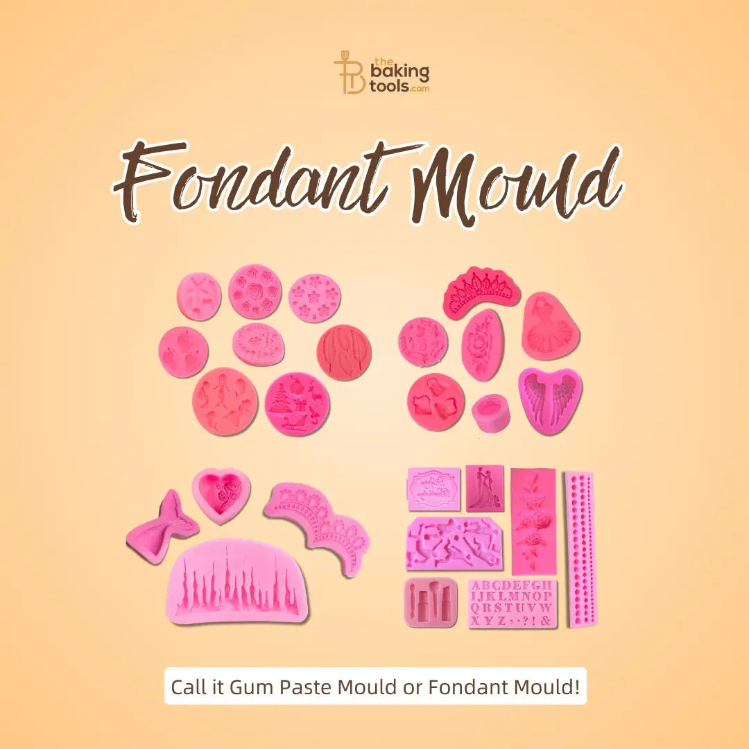 Buy Fondant-Mould for Cake Decorating – Snowflake, Mermaid, Rope & More - thebakingtools.com